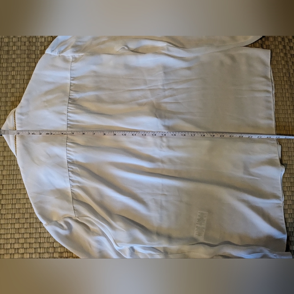 Louis Vuitton Uniforms Button Up Shirt White Women's Size 42 Made in Bulgaria - Picture 7 of 8